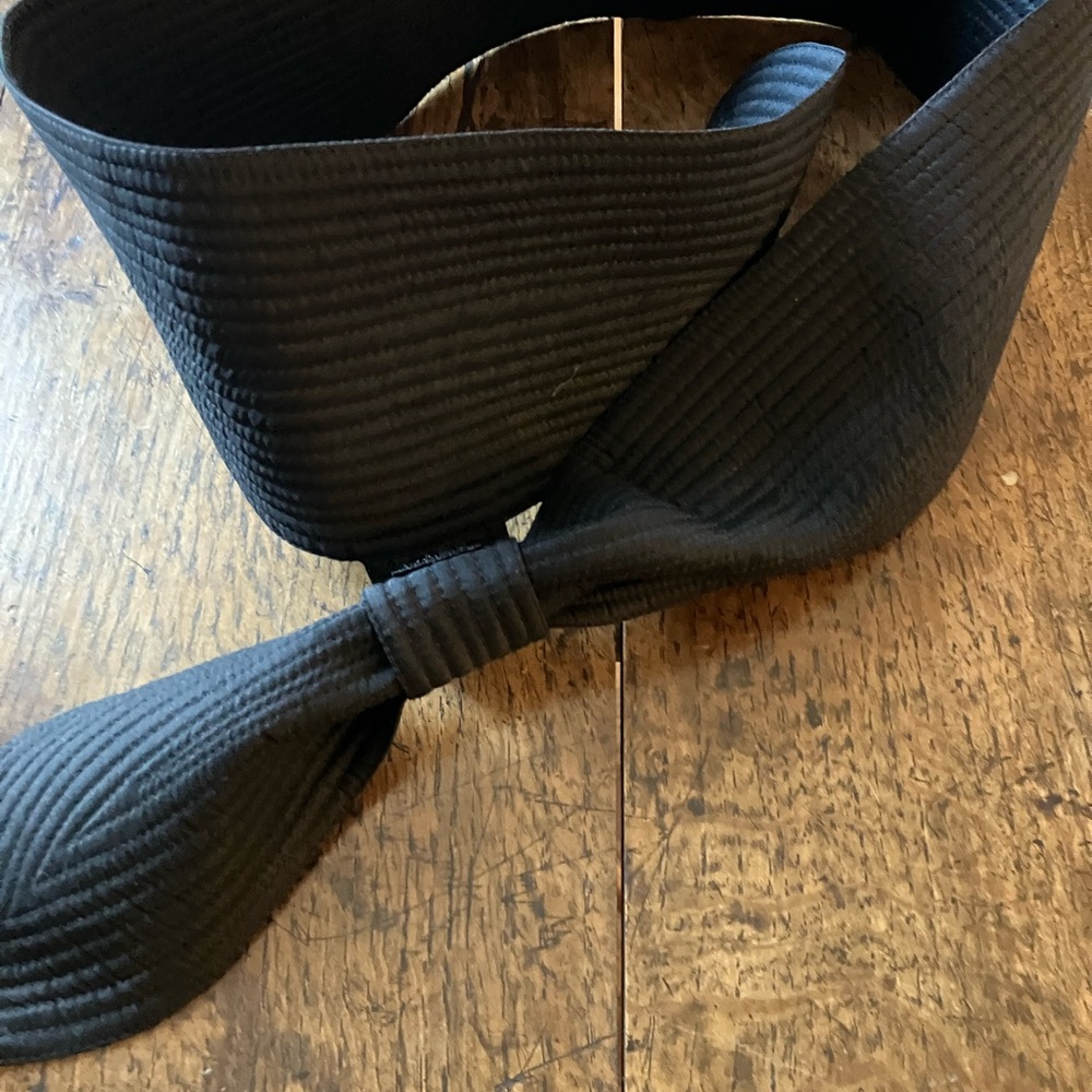 Women’s Black Quilted Belt